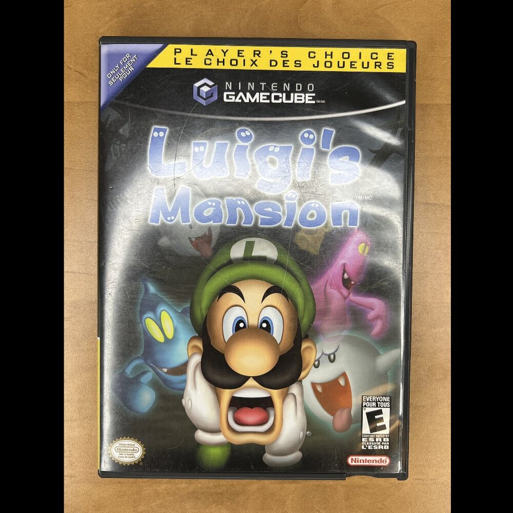 Luigi's Mansion Game Case & Manual